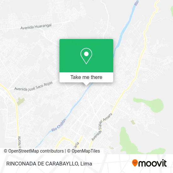 RINCONADA DE CARABAYLLO map