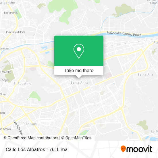 Mapa de Calle Los Albatros 176