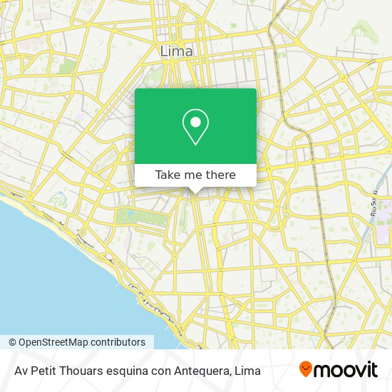 Mapa de Av  Petit Thouars esquina con Antequera