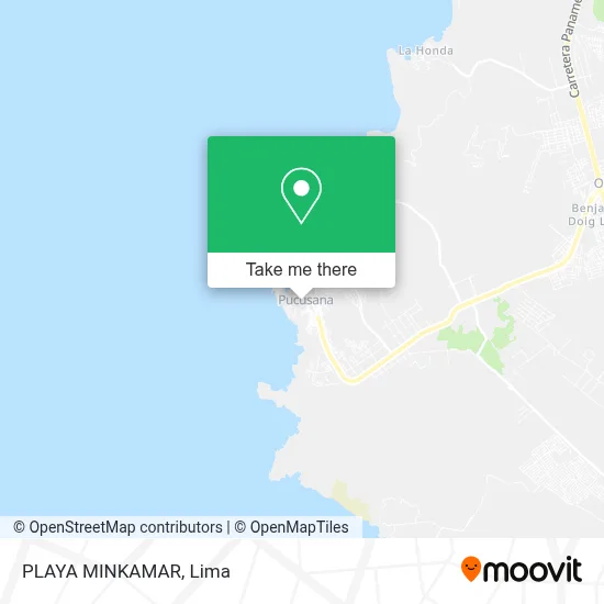 PLAYA MINKAMAR map