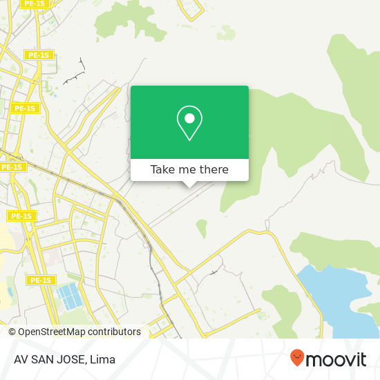 AV SAN JOSE map