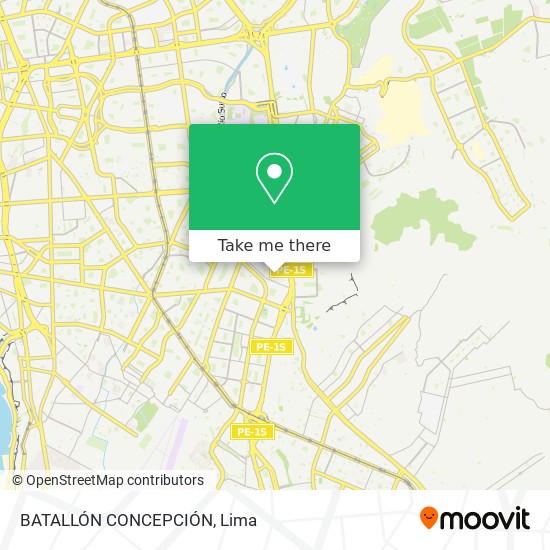 BATALLÓN CONCEPCIÓN map