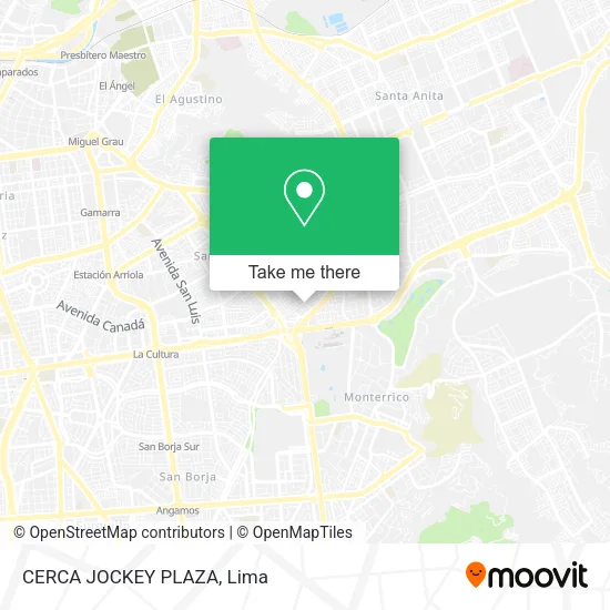 Mapa de CERCA JOCKEY PLAZA