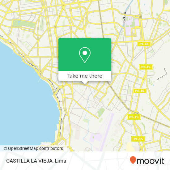 CASTILLA LA VIEJA map