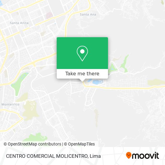 CENTRO COMERCIAL MOLICENTRO map