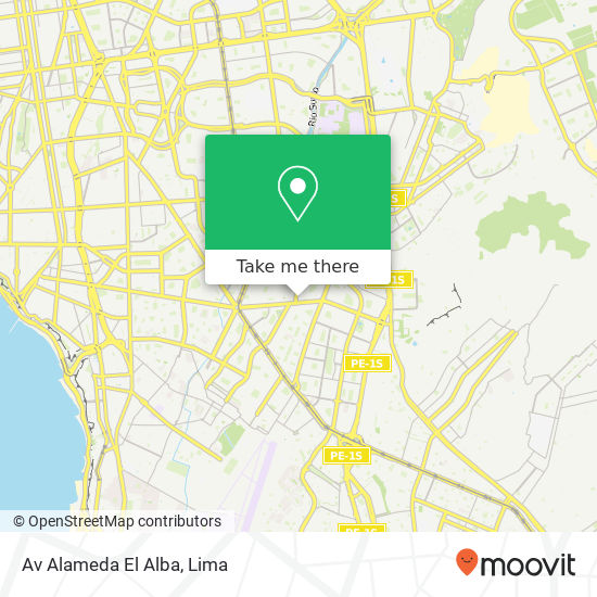 Av  Alameda El Alba map