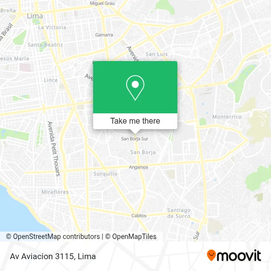 Av Aviacion 3115 map