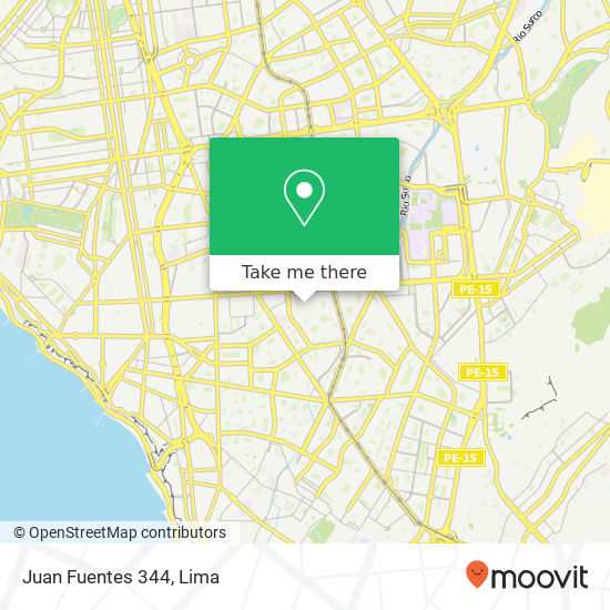 Juan Fuentes 344 map