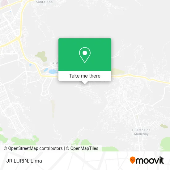 Mapa de JR  LURIN