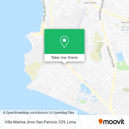 Villa Marina   Jiron San Patricio 329 map