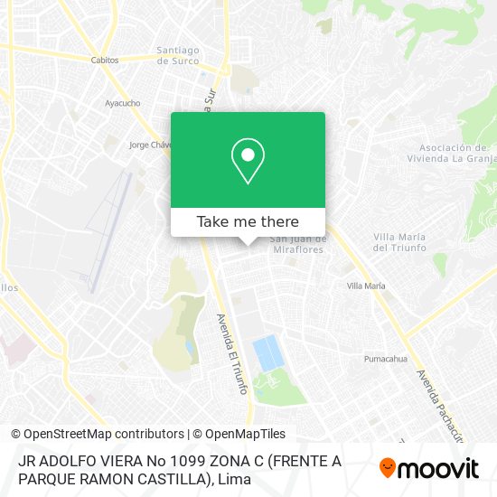 JR  ADOLFO VIERA No 1099  ZONA C (FRENTE A PARQUE RAMON CASTILLA) map