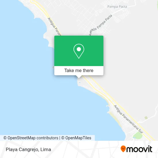 Playa Cangrejo map