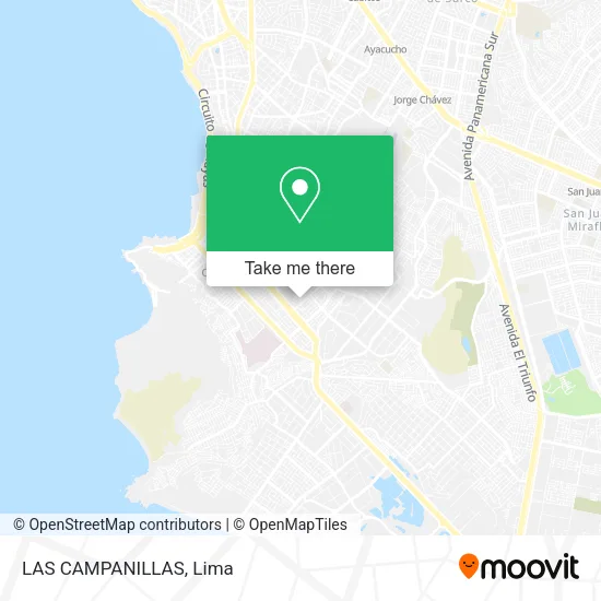 Mapa de LAS CAMPANILLAS