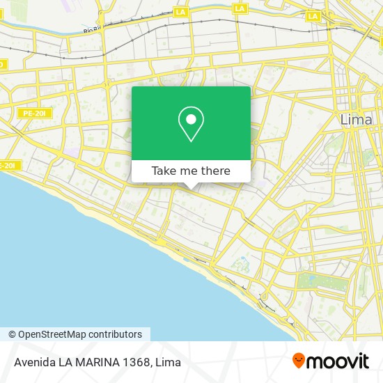 Avenida LA MARINA 1368 map