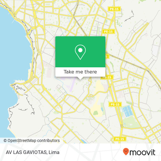 AV  LAS GAVIOTAS map
