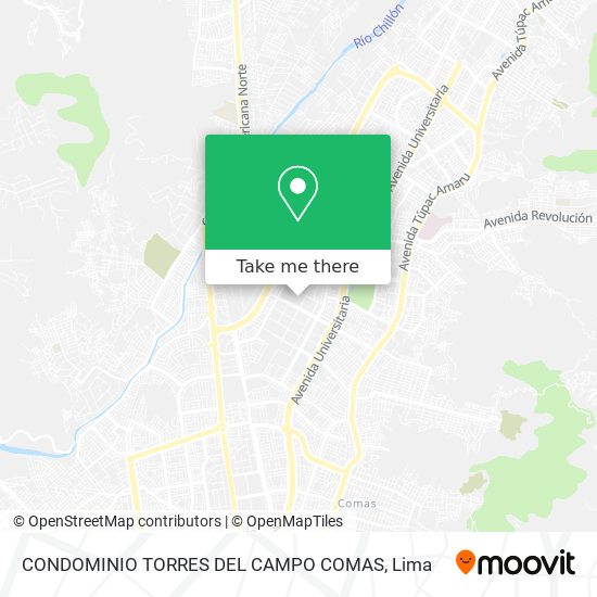 CONDOMINIO TORRES DEL CAMPO   COMAS map