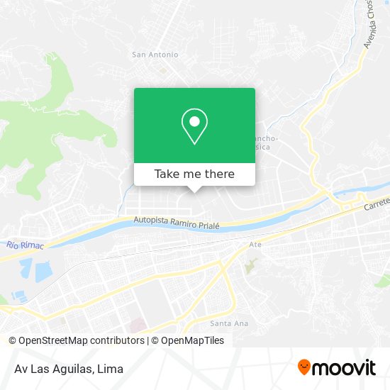 Av  Las Aguilas map