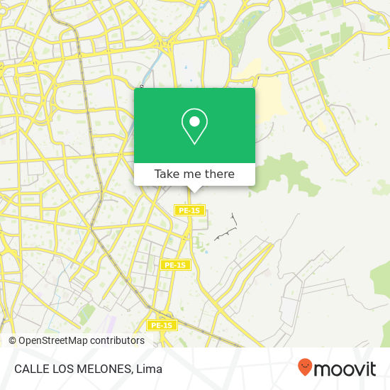 CALLE LOS MELONES map