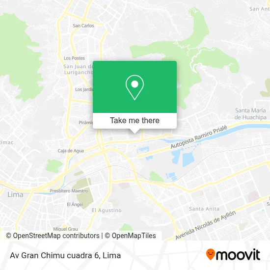 Av  Gran Chimu cuadra 6 map