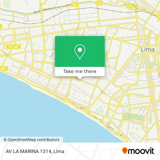 AV  LA MARINA 1314 map