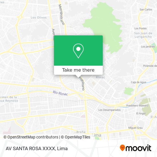 AV  SANTA ROSA XXXX map