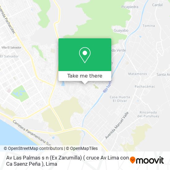 Av  Las Palmas s n  (Ex Zarumilla) ( cruce Av  Lima con Ca  Saenz Peña ) map