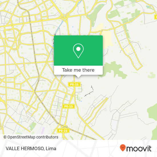 Mapa de VALLE HERMOSO