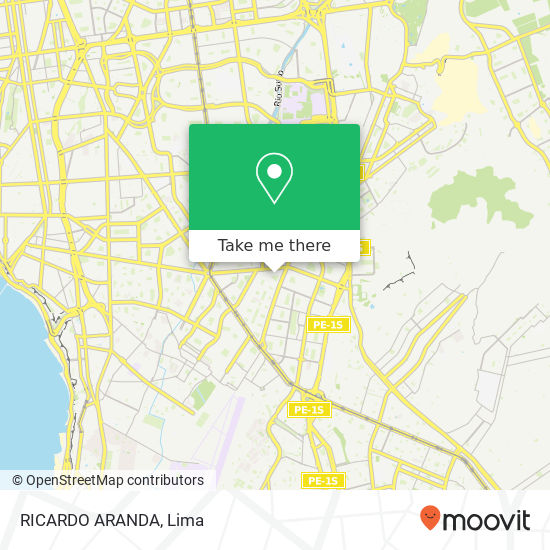 Mapa de RICARDO ARANDA