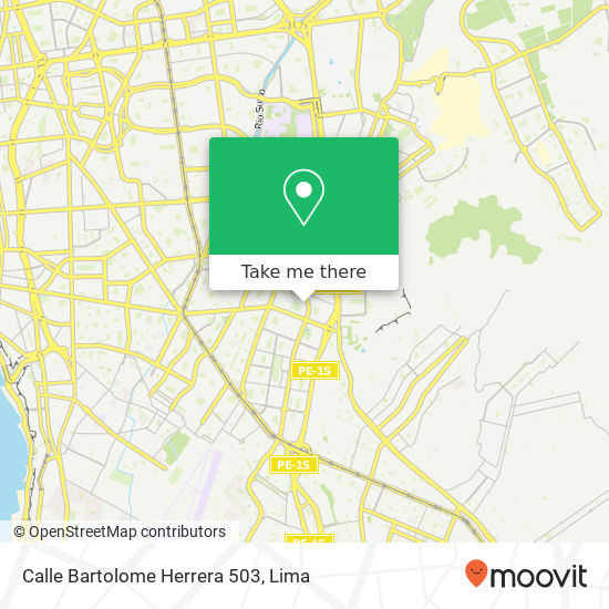 Calle Bartolome Herrera 503 map