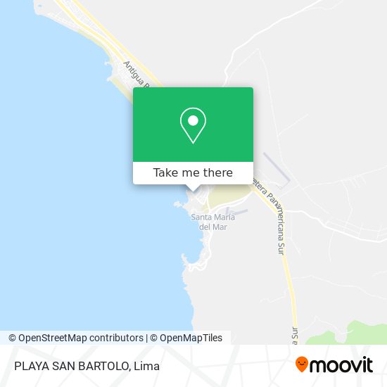 PLAYA SAN BARTOLO map