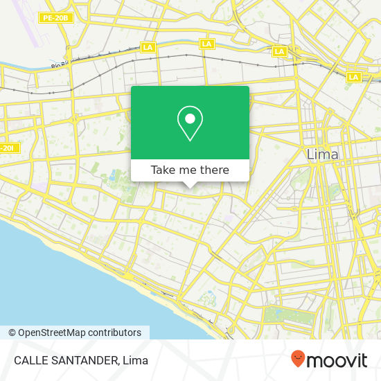 CALLE SANTANDER map