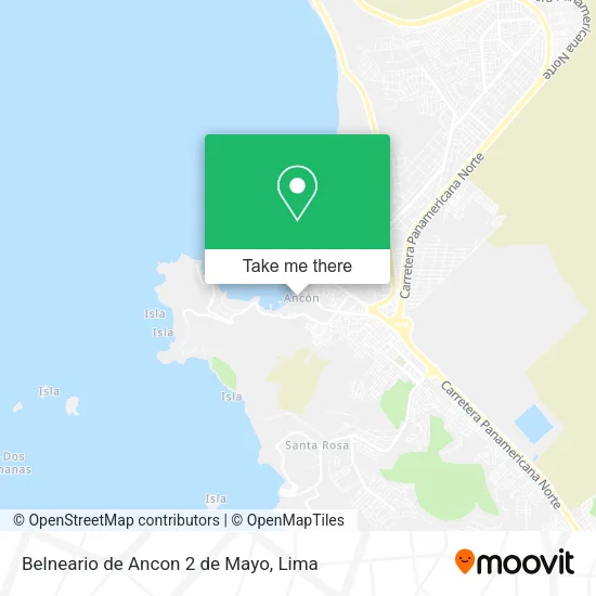 Mapa de Belneario de Ancon  2 de Mayo