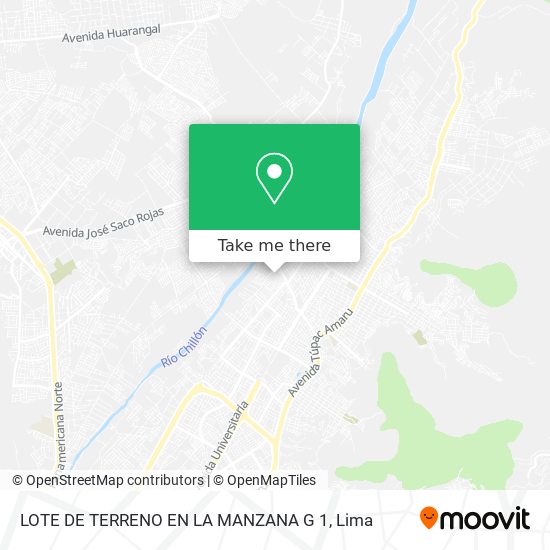 LOTE DE TERRENO EN LA MANZANA G 1 map