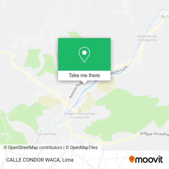 CALLE CONDOR WACA map