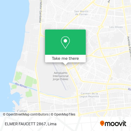 ELMER FAUCETT 2867 map