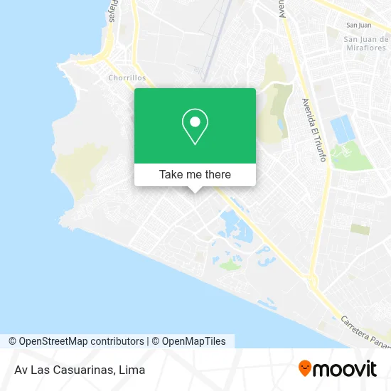 Av  Las Casuarinas map