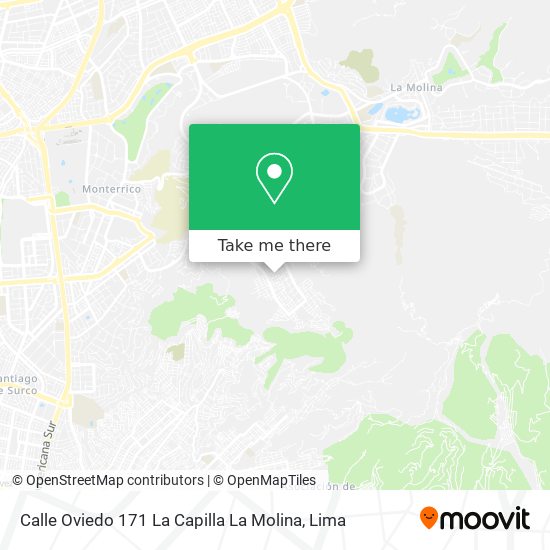 Calle Oviedo 171 La Capilla La Molina map