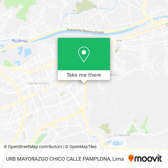 URB  MAYORAZGO CHICO   CALLE PAMPLONA map
