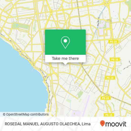 ROSEDAL  MANUEL AUGUSTO OLAECHEA map