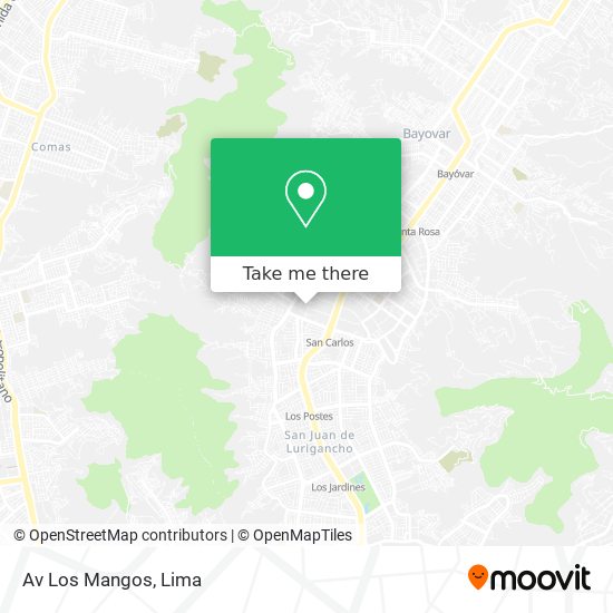 Av  Los Mangos map