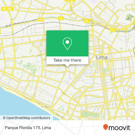 Parque  Florida 175 map