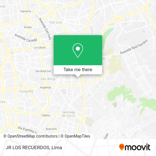 JR LOS RECUERDOS map