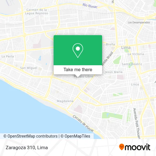 Mapa de Zaragoza 310