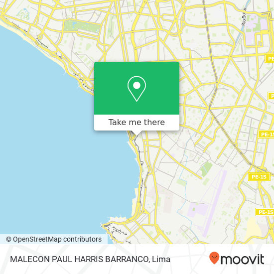 MALECON PAUL HARRIS BARRANCO map