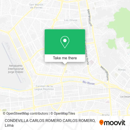 CONDEVILLA  CARLOS ROMERO CARLOS ROMERO map