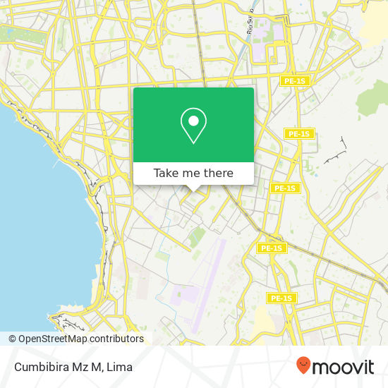 Cumbibira Mz M map