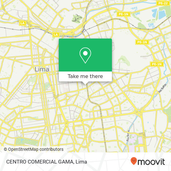 CENTRO COMERCIAL GAMA map