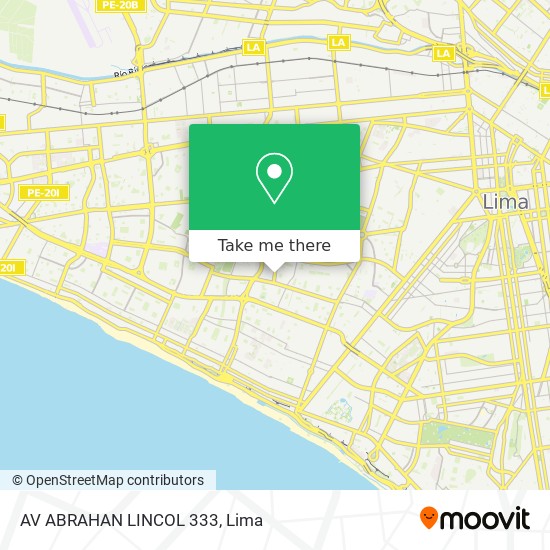 AV  ABRAHAN LINCOL 333 map