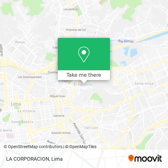 LA CORPORACION map