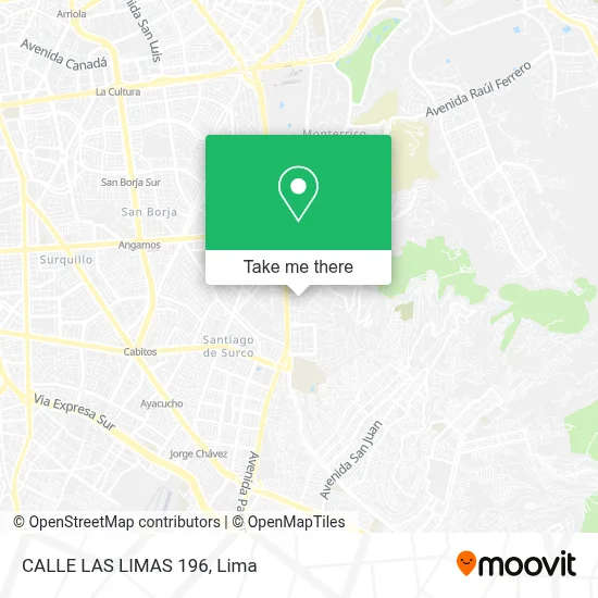 CALLE LAS LIMAS 196 map